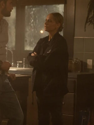 Wolf Pack S01 Kristin Ramsey Black Cotton Jacket