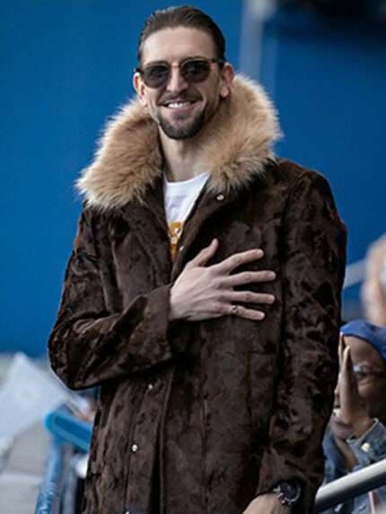 Zava Ted Lasso Tv Series Brown Velvet Coat