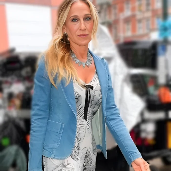 And Just Like That S3 Sarah Jessica Parker Denim Blazer Sale
