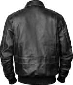 Aviator Black Bomber Leather Jackets for Men Sale