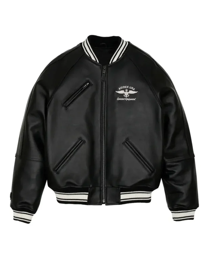 Avirex Stadium Leather Jacket Sale