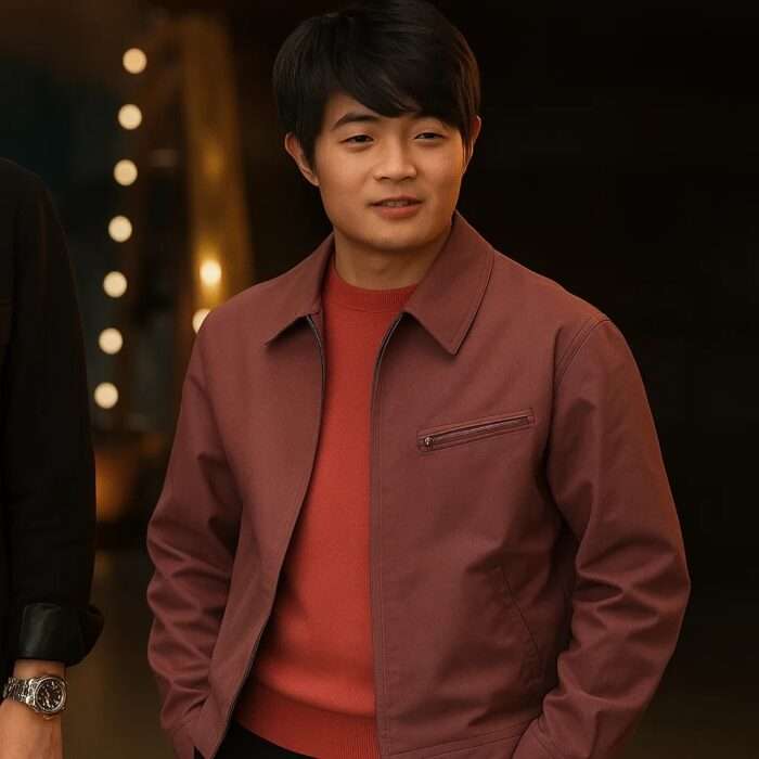 Ben Wang Karate Kid Legends Pink Jacket