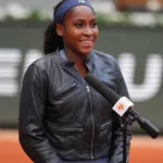 Coco Gauff Leather Jacket
