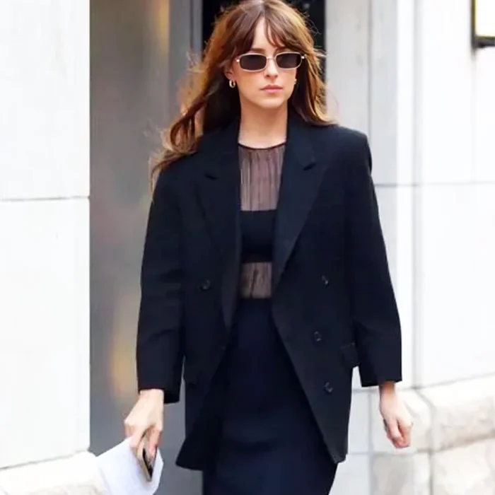 Dakota Johnson Materialists Black Blazer