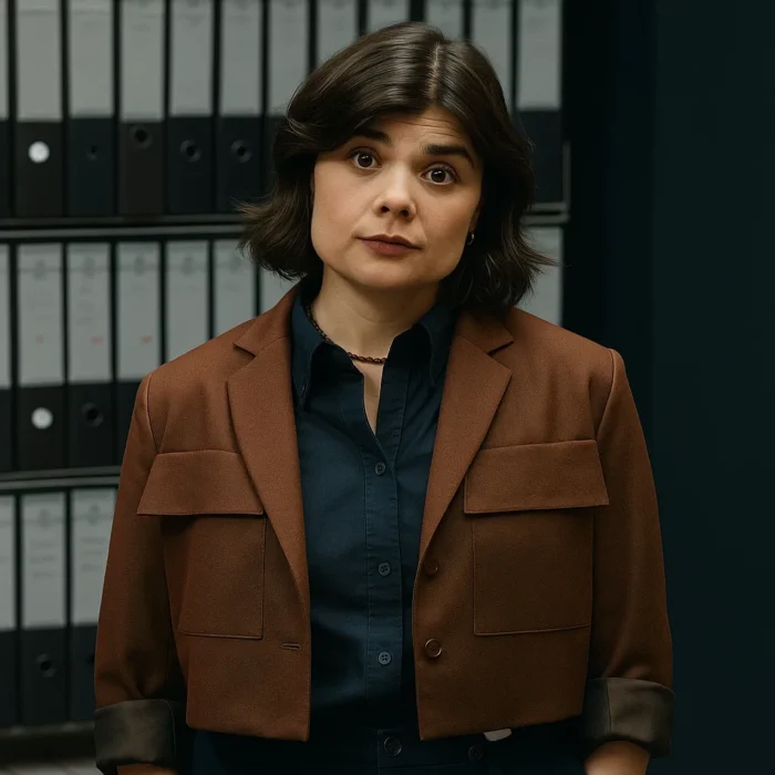 Death Valley S01 Gwyneth Keyworth Brown Blazer