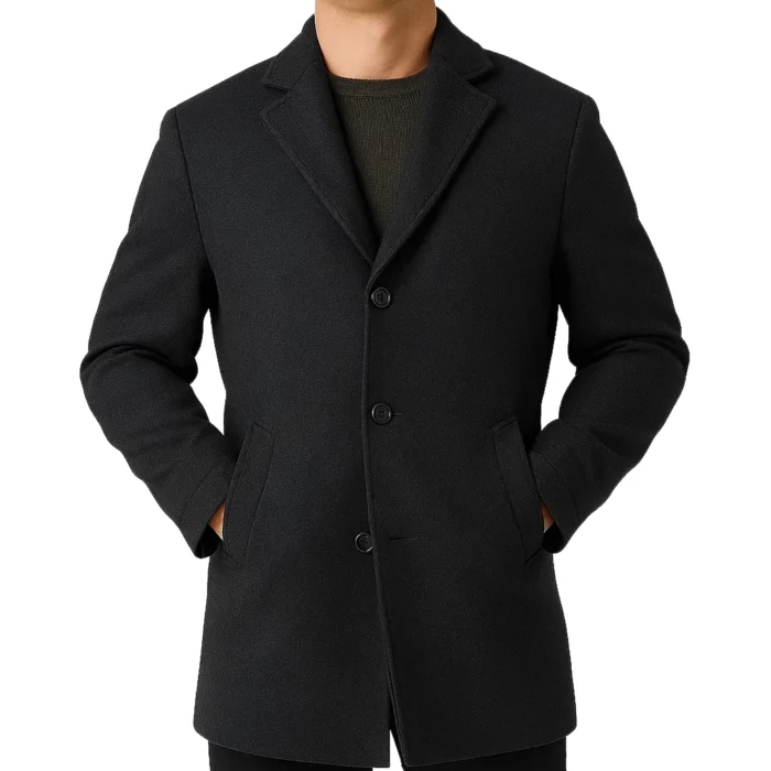 Dept. Q S01 Jamie Sives Black Coat Sale