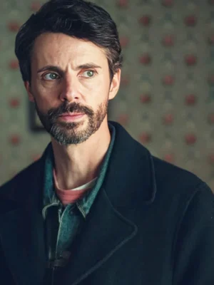 Dept. Q S01 Matthew Goode Black Coat