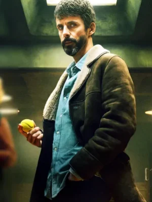 Dept. Q S01 Matthew Goode Brown Coat