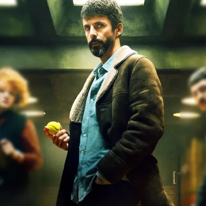 Dept. Q S01 Matthew Goode Brown Coat