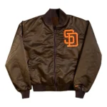 Emma Stone San Diego Padres Brown Jacket