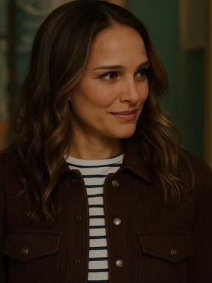 Fountain of Youth Natalie Portman Brown Jacket