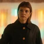 Jella Haase Kleo S02 Black Trench Coat Sale
