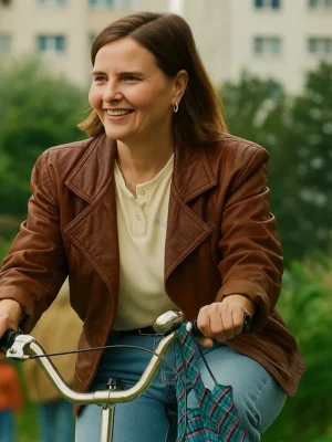 Kleo S02 Jella Haase Brown Jacket