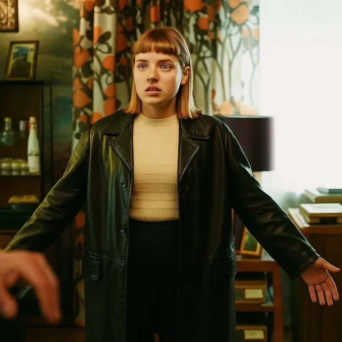 Kleo S02 Jella Haase Leather Coat