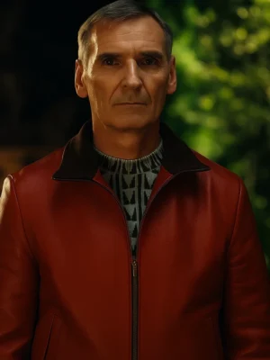 Kleo S02 Merkus Red Leather Jacket