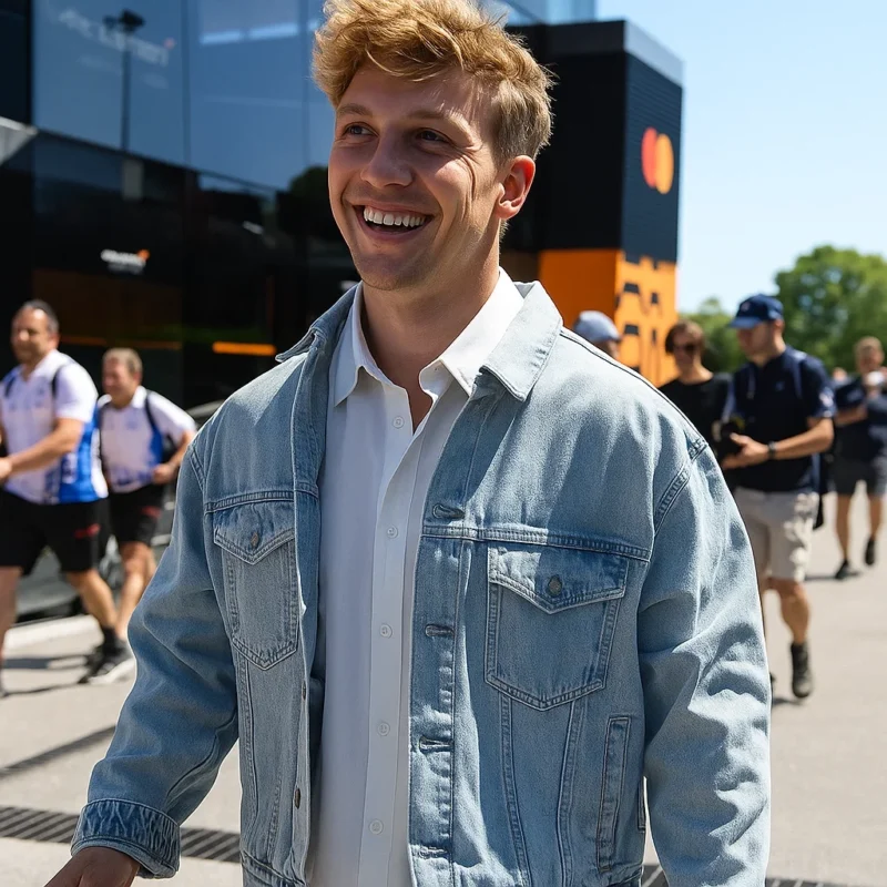 Liam Lawson F1 Grand Prix Denim Jacket