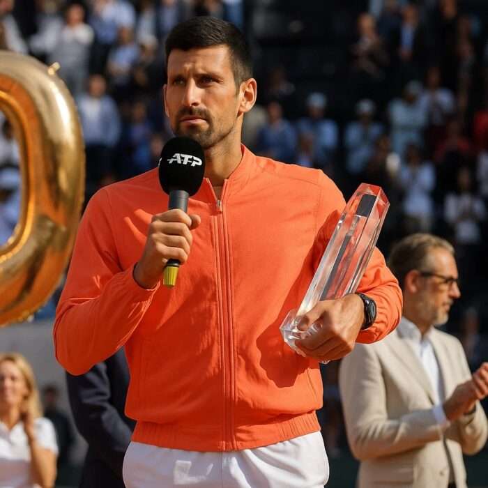 Novak Djokovic Tennis ATP Tournament Jacket