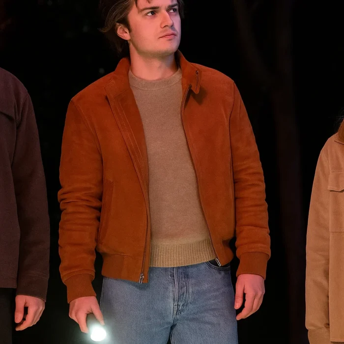 Stranger Things S05 Joe Keery Suede Jacket