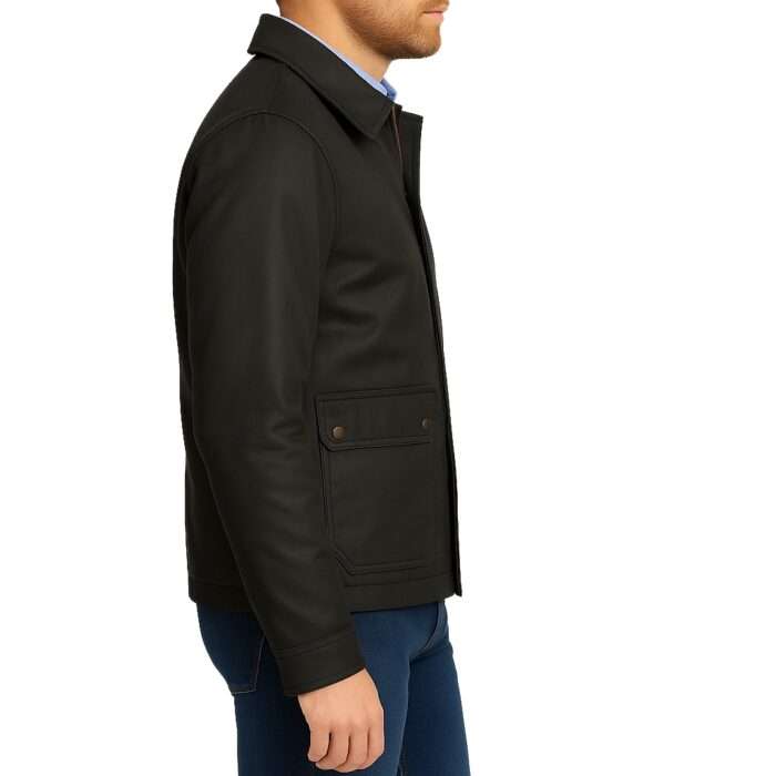 Sullivans Crossing S03 Scott Patterson Black Cotton Jacket