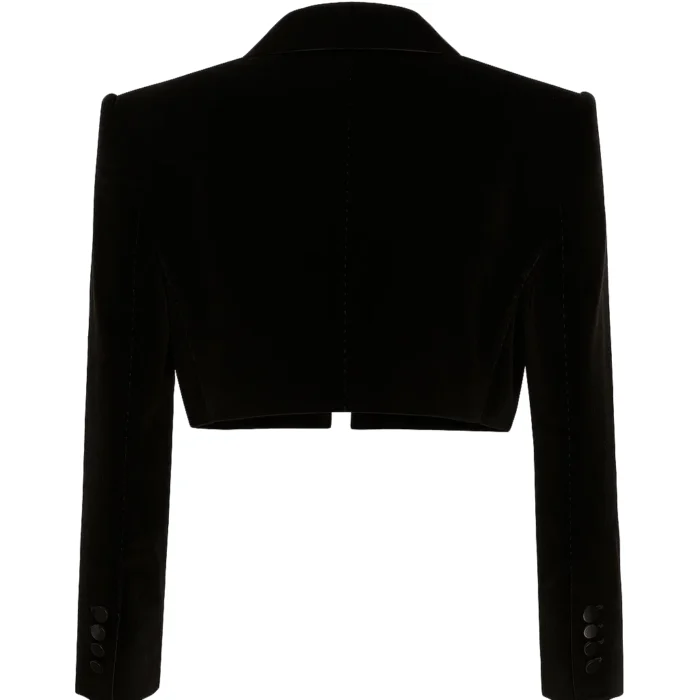 TUDUM Sofia Carson Cropped Black Blazer