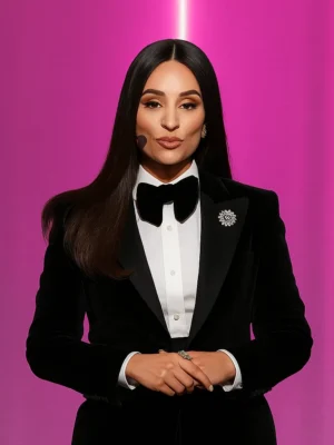 TUDUM Sofia Carson Cropped Blazer