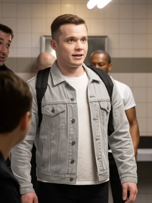 The Rookie S07 Seth Ridley Grey Jacket