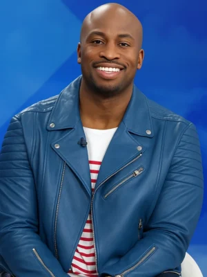The Today Show Akbar Gbajabiamila Leather Jacket