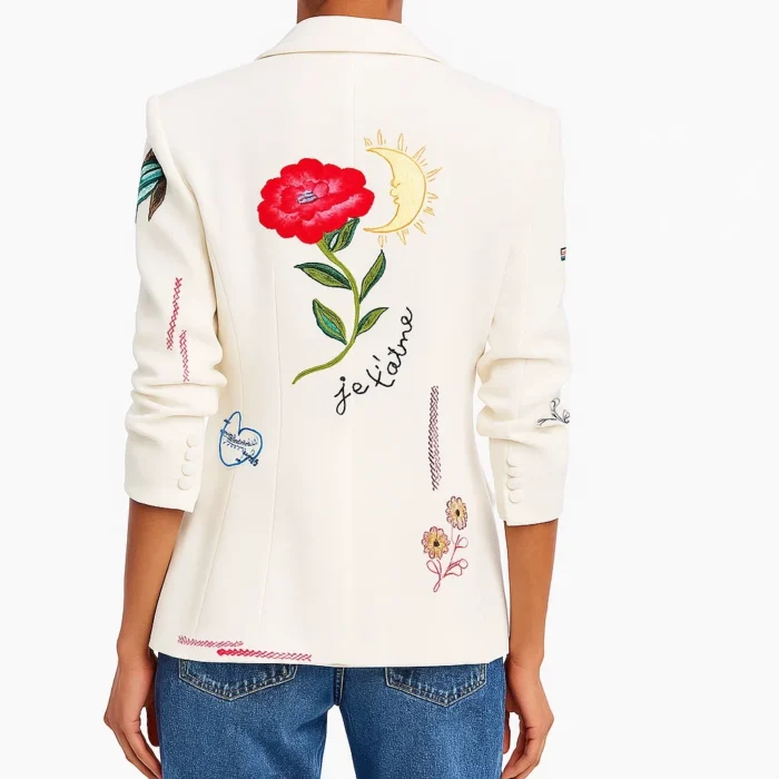 The View Ana Navarro Embroidered Blazer