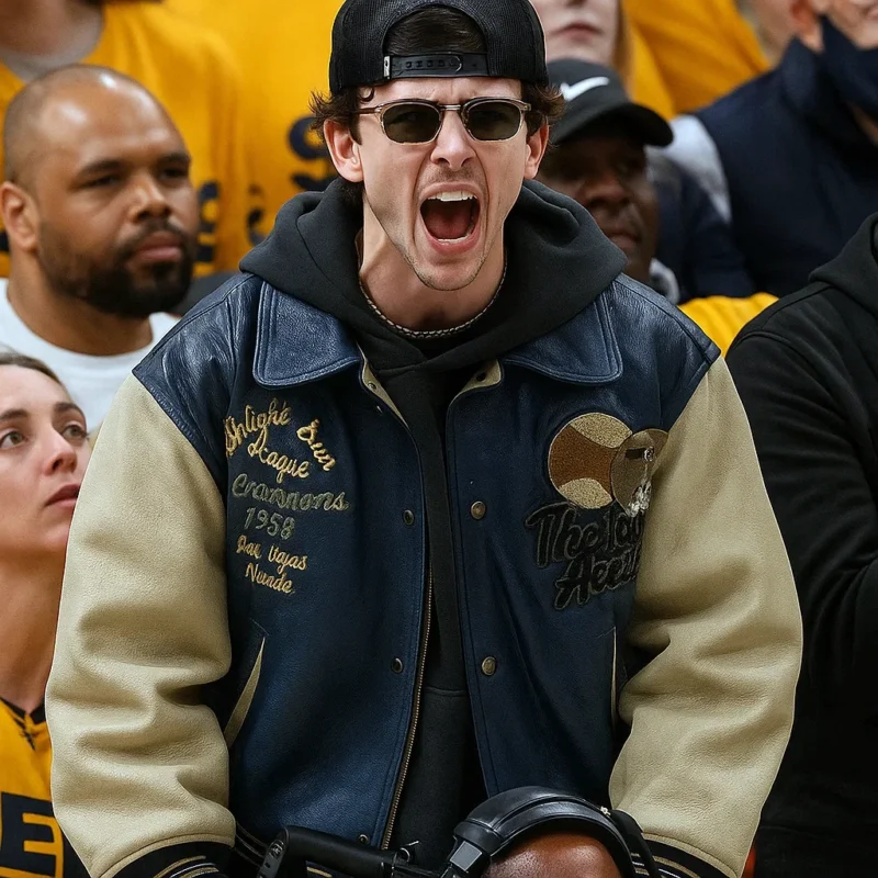 Timothee Chalamet Avirex Varsity Jacket