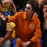 Timothee Chalamet Knicks Game Six Jacket Sale