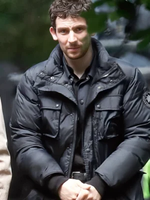 Wake Up Dead Man Josh O’Connor Puffer Jacket