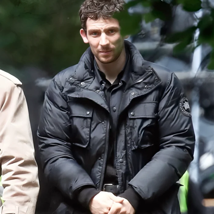 Wake Up Dead Man Josh O’Connor Puffer Jacket