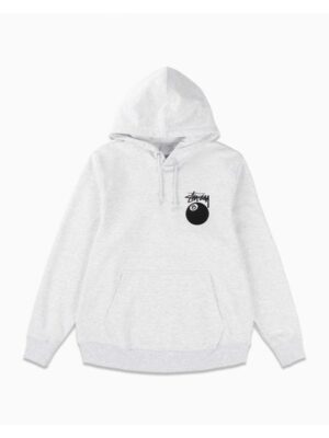 8 Ball Fleece White Hoodie