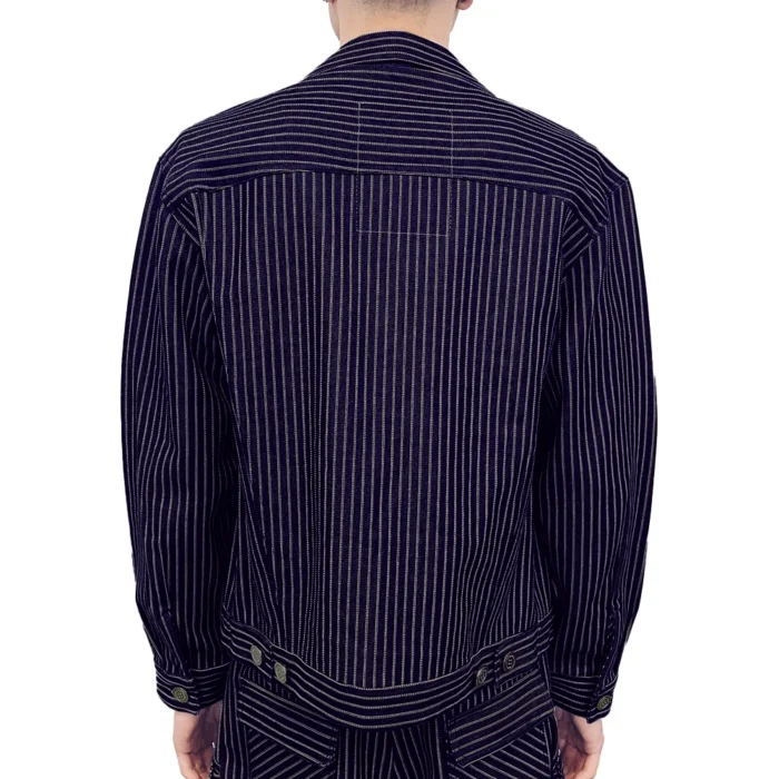 Access Hollywood Scott Evans Striped Blue Jacket