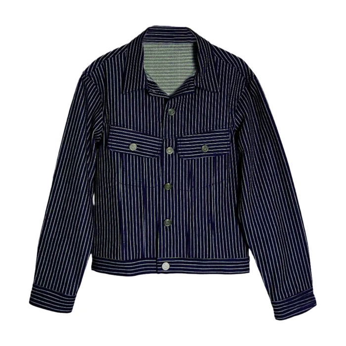 Access Hollywood Scott Evans Striped Jacket Sale