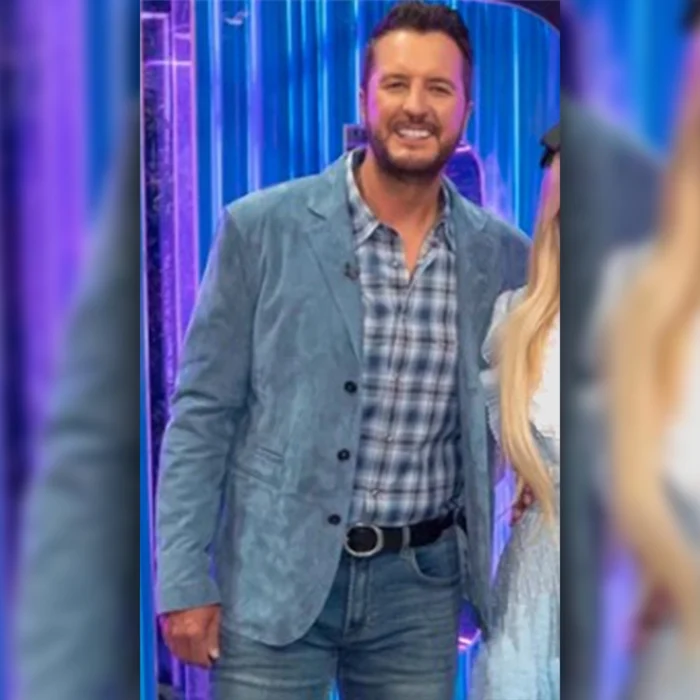 American Idol Luke Bryan Suede Blazer