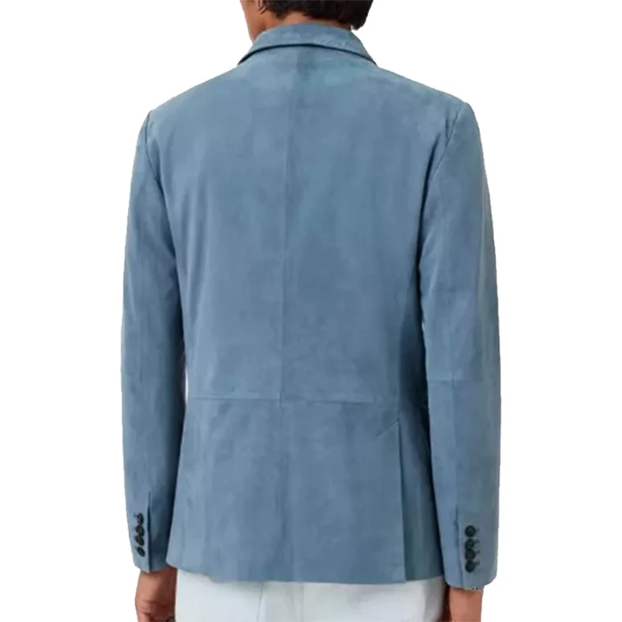 American Idol Luke Bryan Suede Blue Blazer