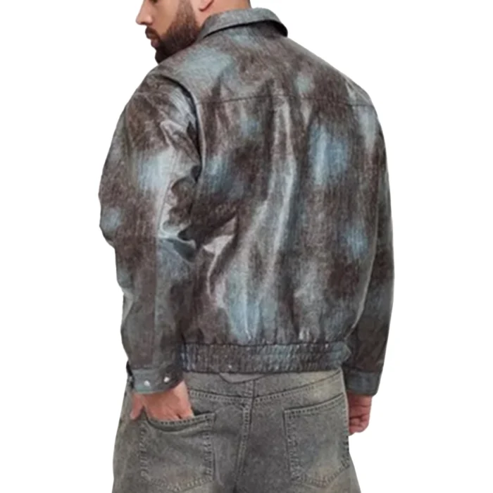 American Idol S23 Che Tie Dye Black Jacket