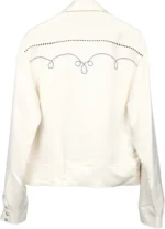 American Idol S23 John Foster White Cotton Jacket