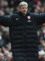 Arsene Wenger Long Black Puffer Coat