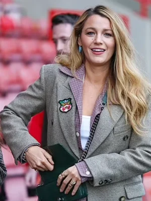 Blake Lively Wrexham Coat