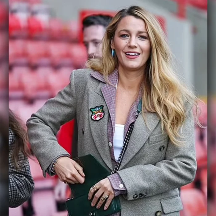 Blake Lively Wrexham Coat