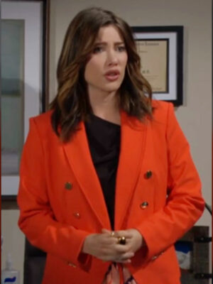Bold and the Beautiful Jacqueline Wood Red Blazer