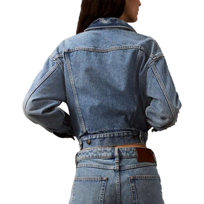 Caitlin Clark Fever Denim Blue Jacket
