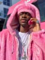 Cam Ron Pink Faux Fur Coat