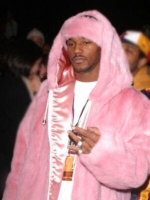 Cam Ron Pink Fur Coat