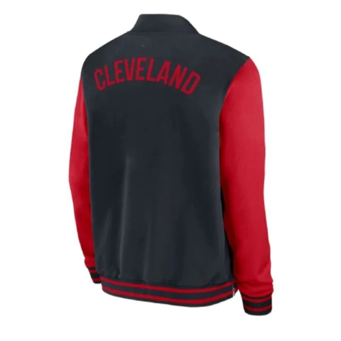 Cleveland Guardians Dugout Black & Red Jacket