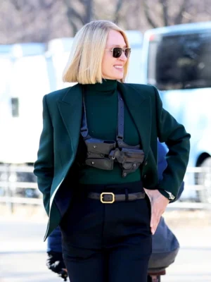 Dexter Resurrection Uma Thurman Green Blazer