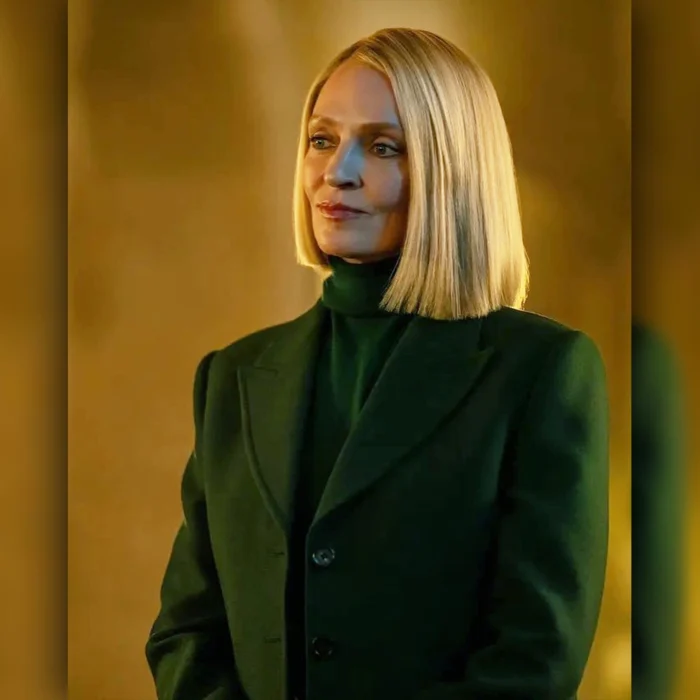 Dexter Resurrection Uma Thurman Green Blazer Sale