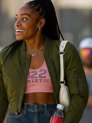 Forever Keisha Clark Green Jacket
